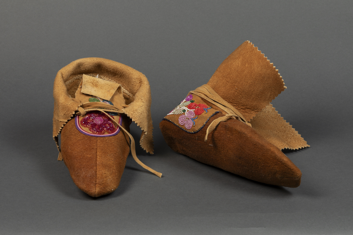 Beaded moccasin