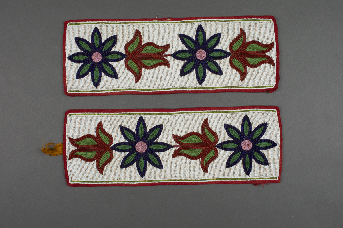 beaded cuff panel